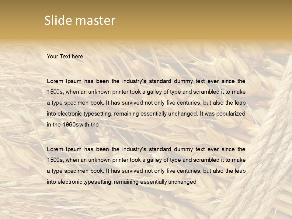 Abstract Whole Ingredient PowerPoint Template