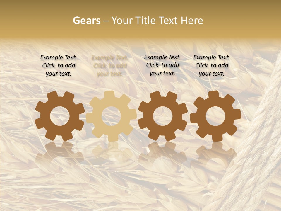 Abstract Whole Ingredient PowerPoint Template