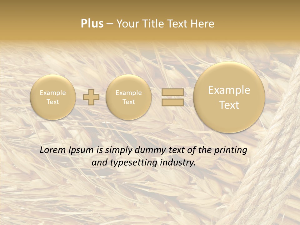 Abstract Whole Ingredient PowerPoint Template