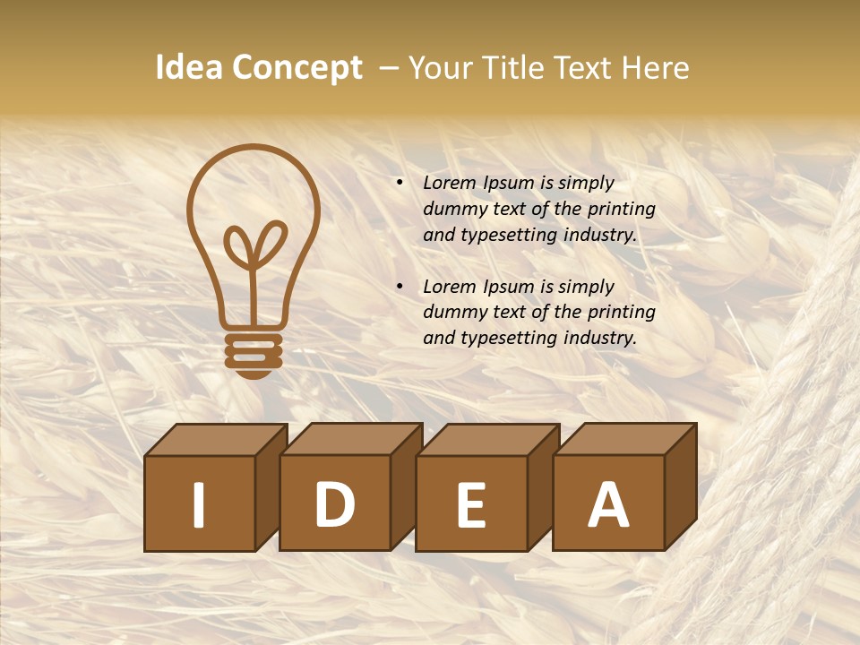 Abstract Whole Ingredient PowerPoint Template