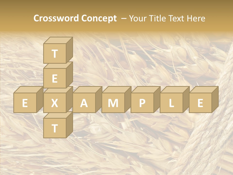 Abstract Whole Ingredient PowerPoint Template