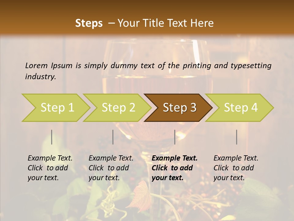 Vacation Green Fall PowerPoint Template