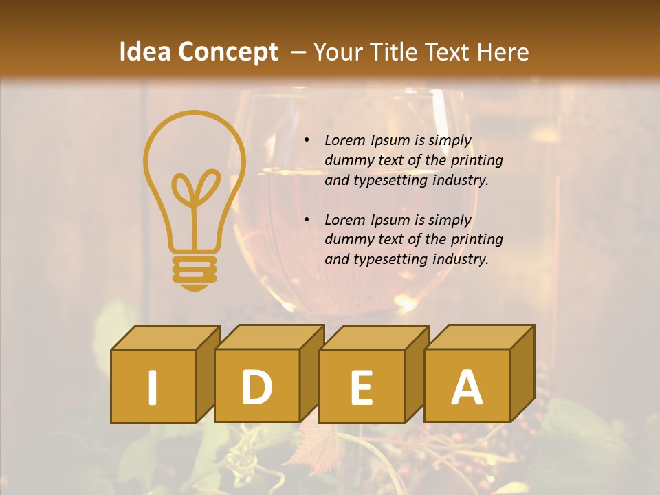 Vacation Green Fall PowerPoint Template