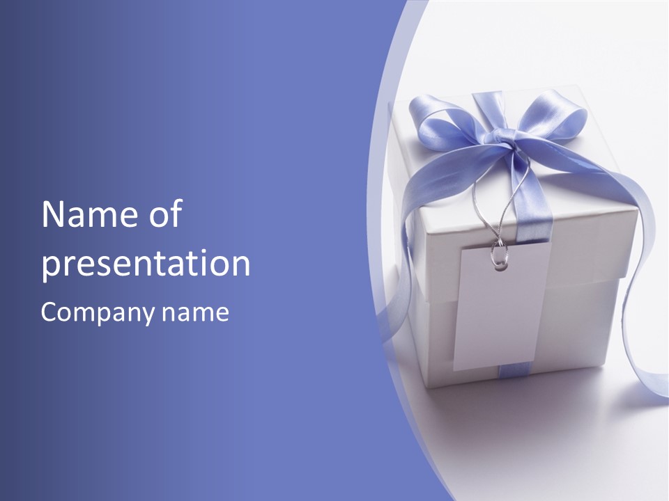Special Anniversary Gift PowerPoint Template