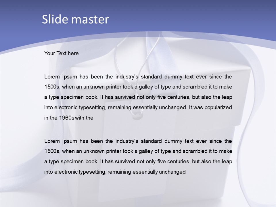 Special Anniversary Gift PowerPoint Template