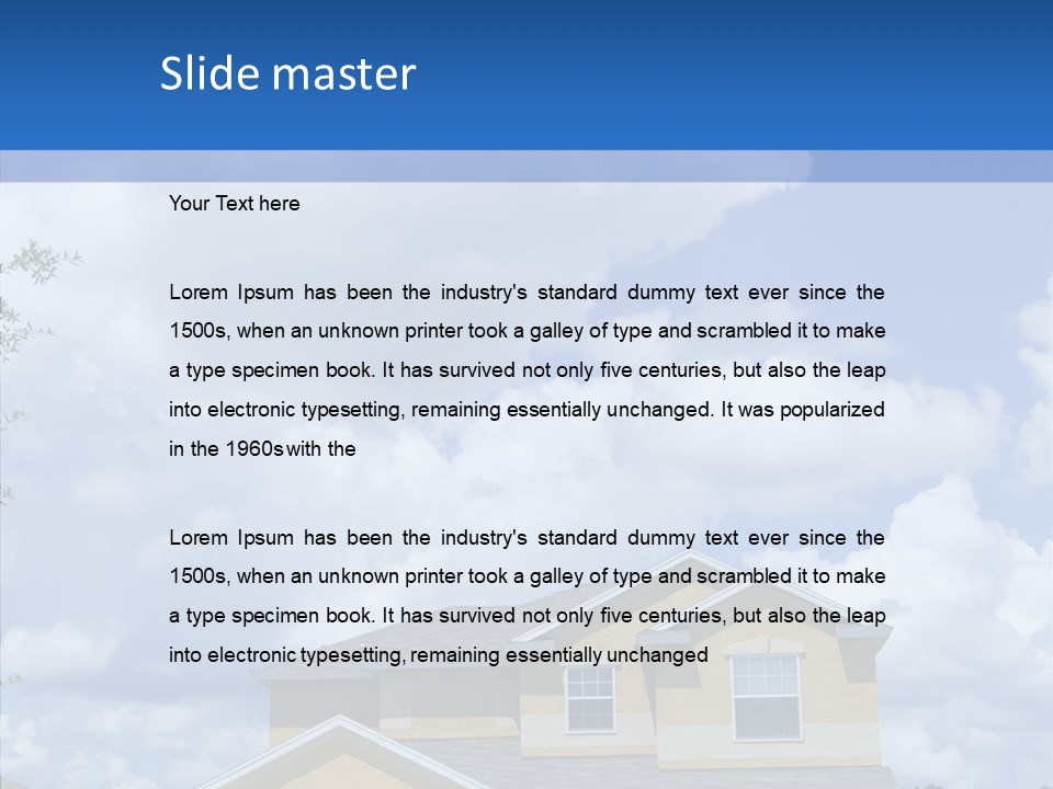 Expensive Landscaping Lawn PowerPoint Template