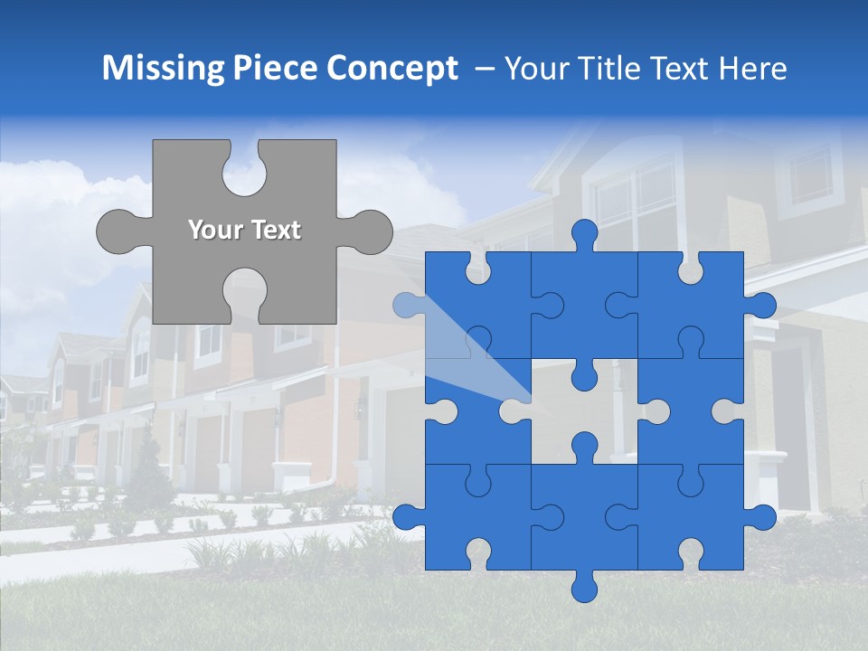 Row Entrance Green PowerPoint Template