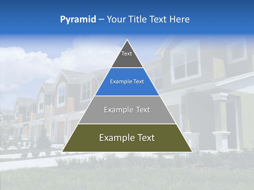 Row Entrance Green PowerPoint Template