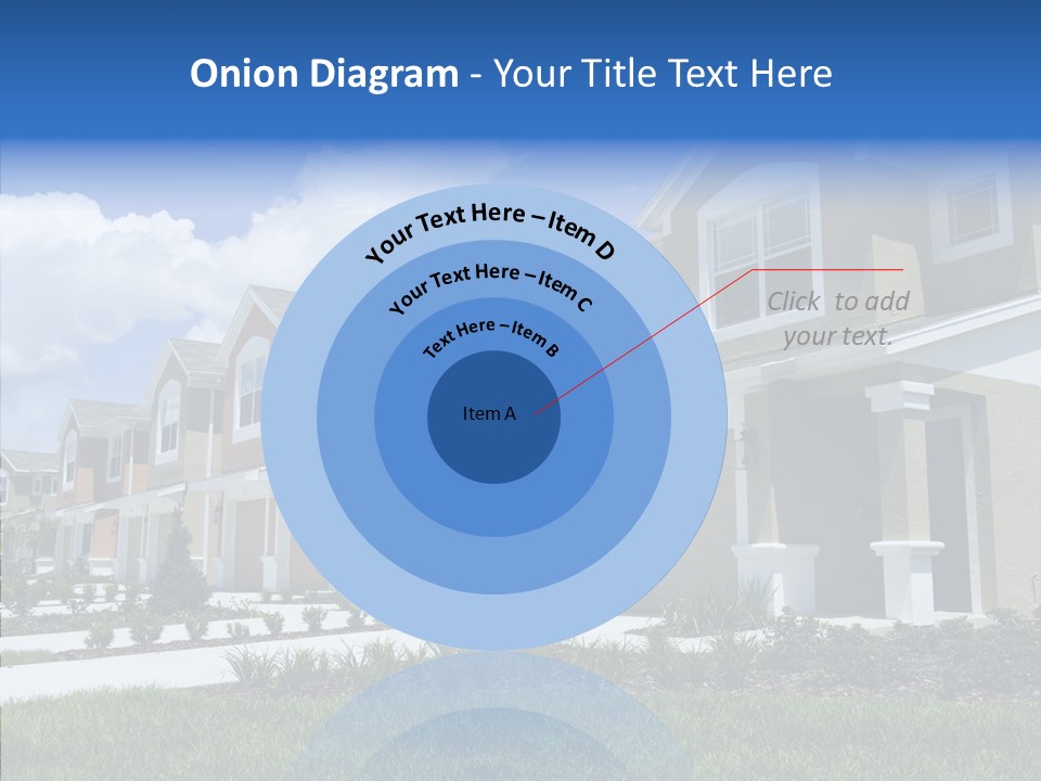 Row Entrance Green PowerPoint Template