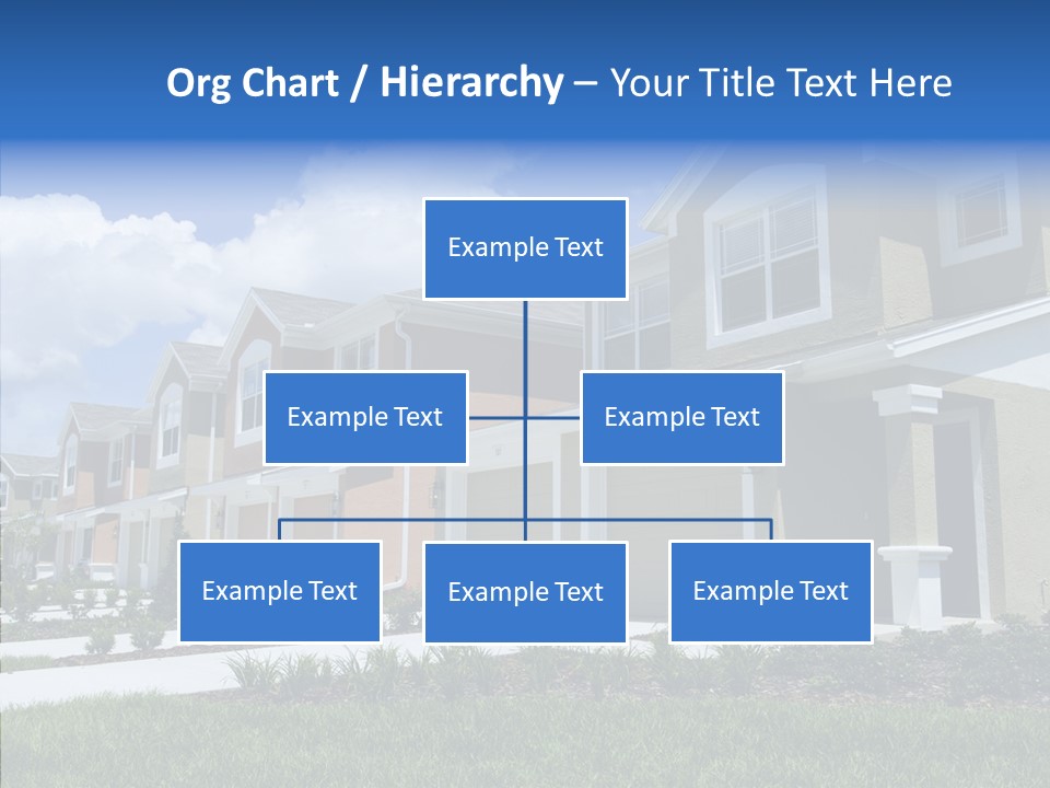 Row Entrance Green PowerPoint Template