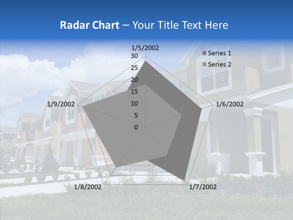 Row Entrance Green PowerPoint Template