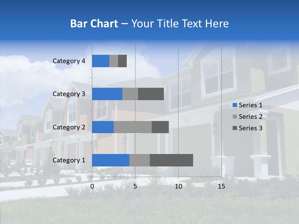 Row Entrance Green PowerPoint Template