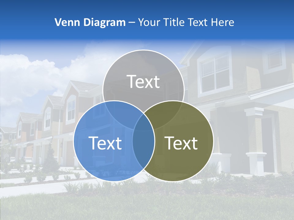 Row Entrance Green PowerPoint Template