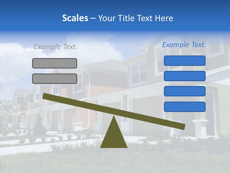 Row Entrance Green PowerPoint Template