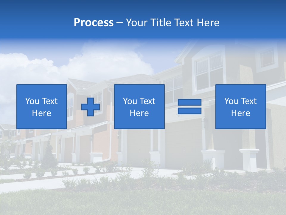 Row Entrance Green PowerPoint Template
