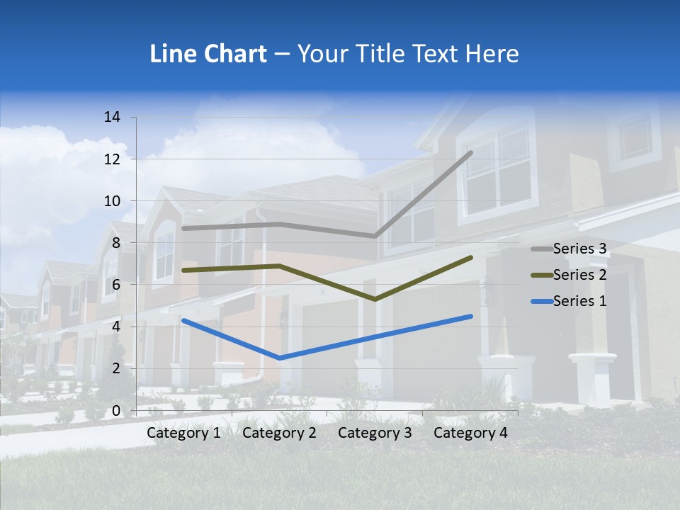 Row Entrance Green PowerPoint Template