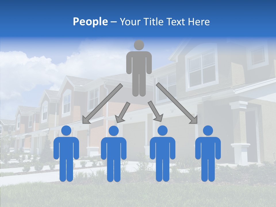 Row Entrance Green PowerPoint Template