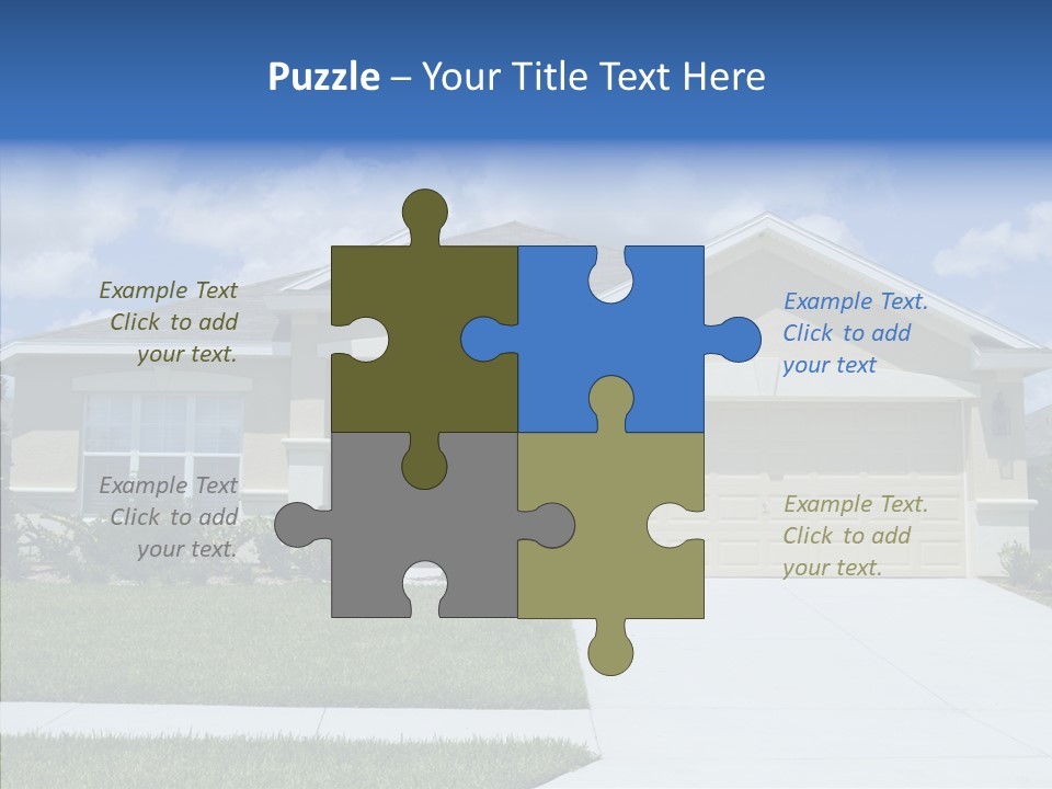 Yard Landscaping Lawn PowerPoint Template