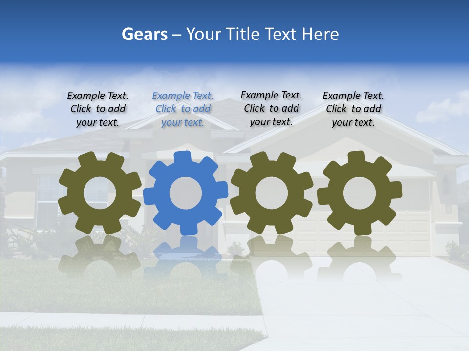 Yard Landscaping Lawn PowerPoint Template