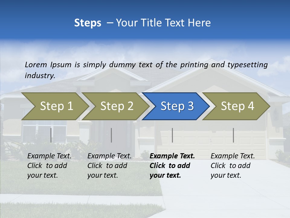Yard Landscaping Lawn PowerPoint Template