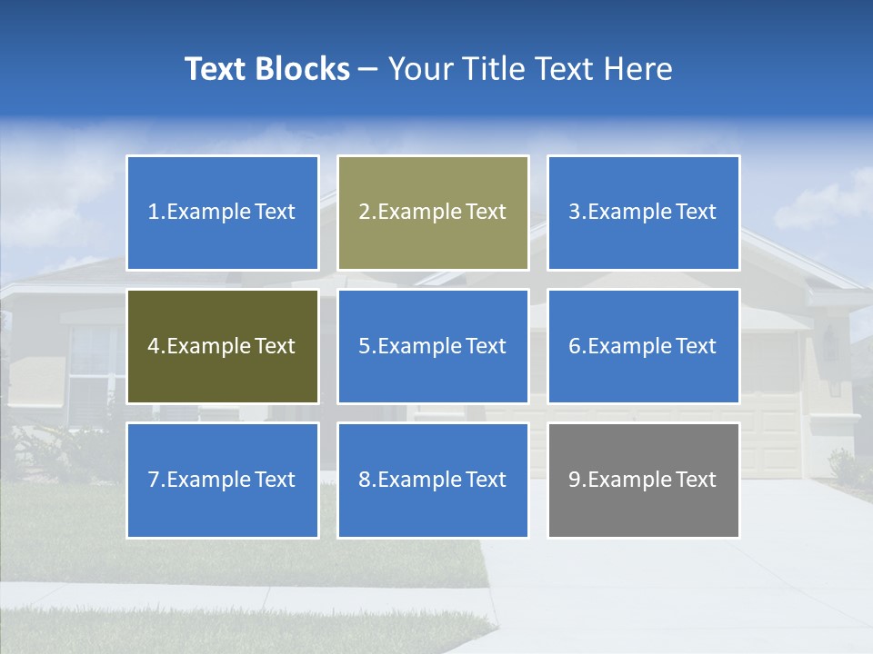 Yard Landscaping Lawn PowerPoint Template
