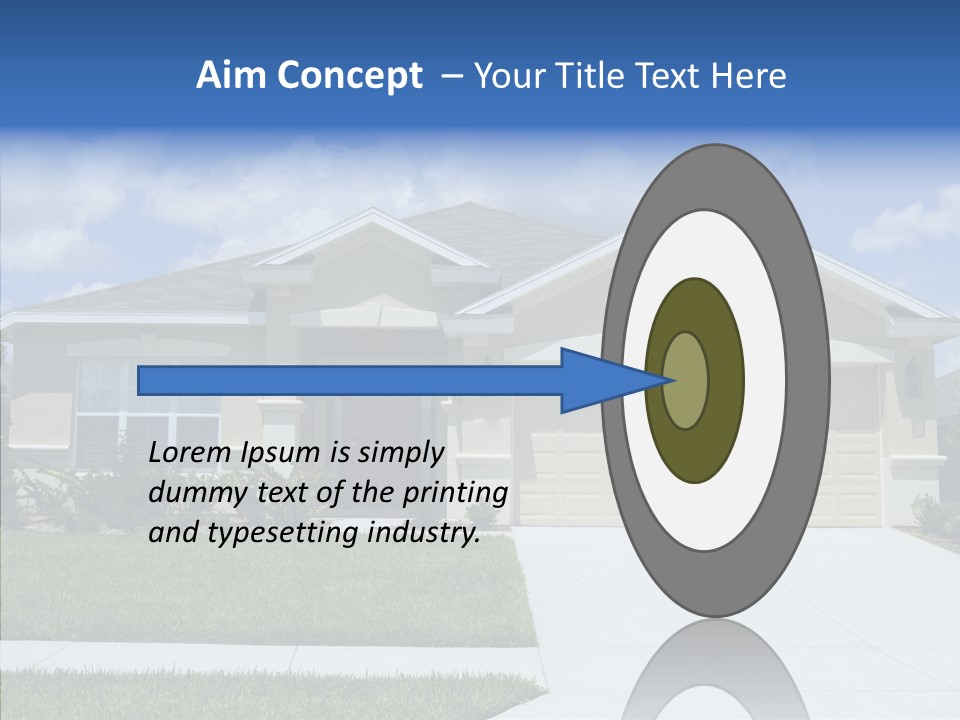 Yard Landscaping Lawn PowerPoint Template