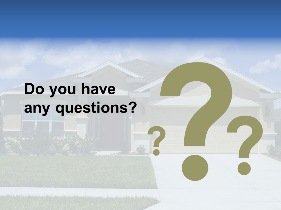 Yard Landscaping Lawn PowerPoint Template