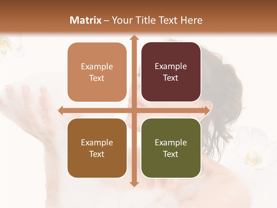 Water Exotic Foam PowerPoint Template