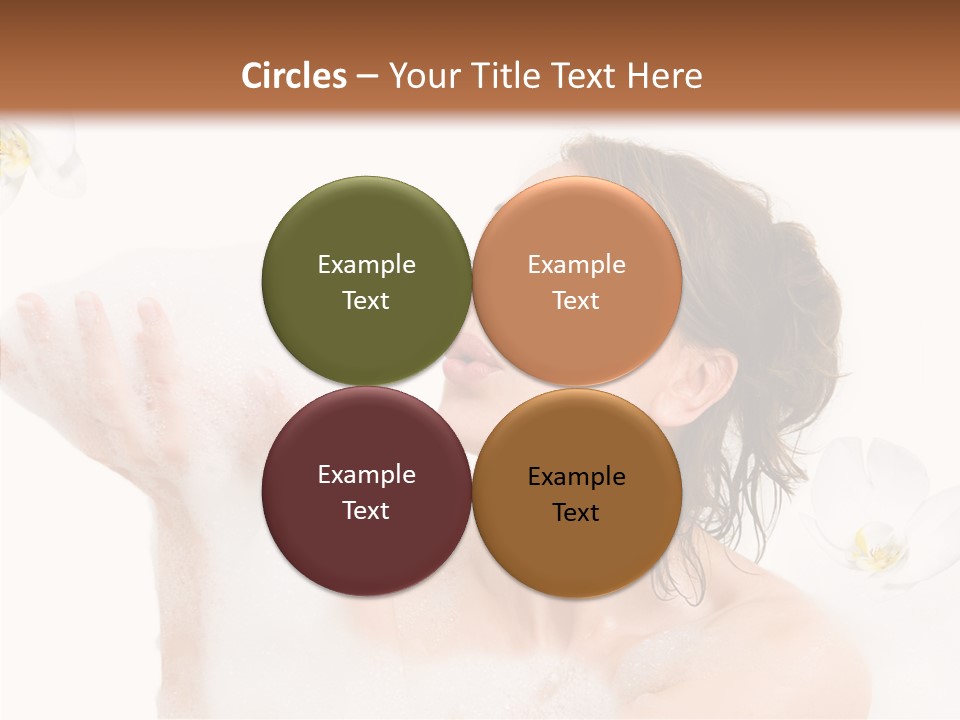 Water Exotic Foam PowerPoint Template