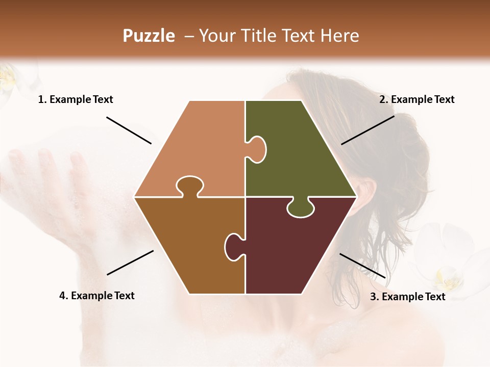 Water Exotic Foam PowerPoint Template