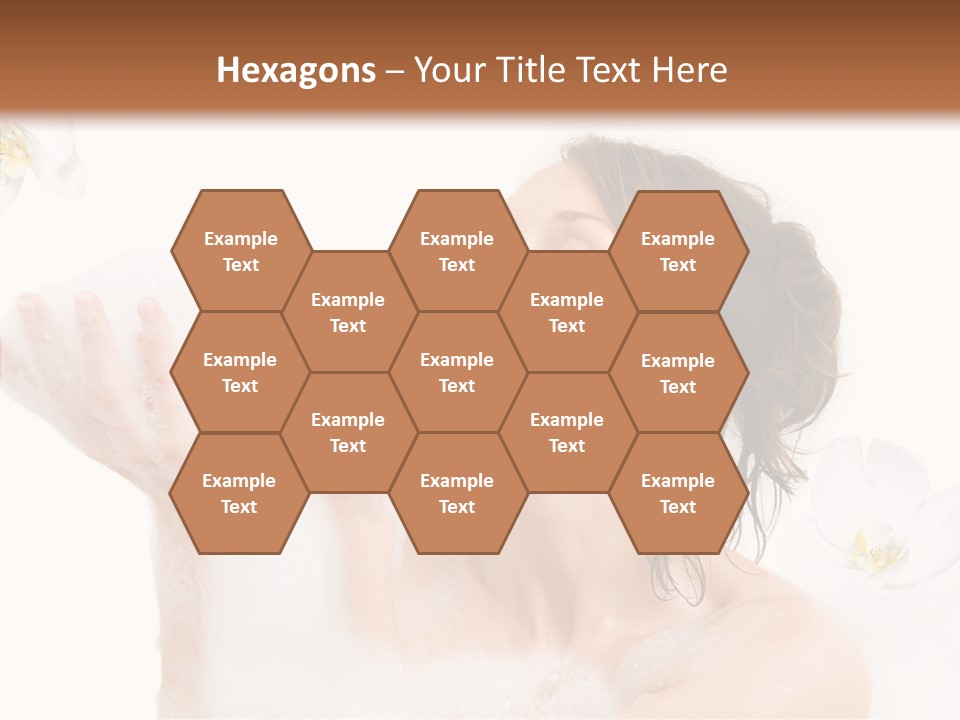 Water Exotic Foam PowerPoint Template