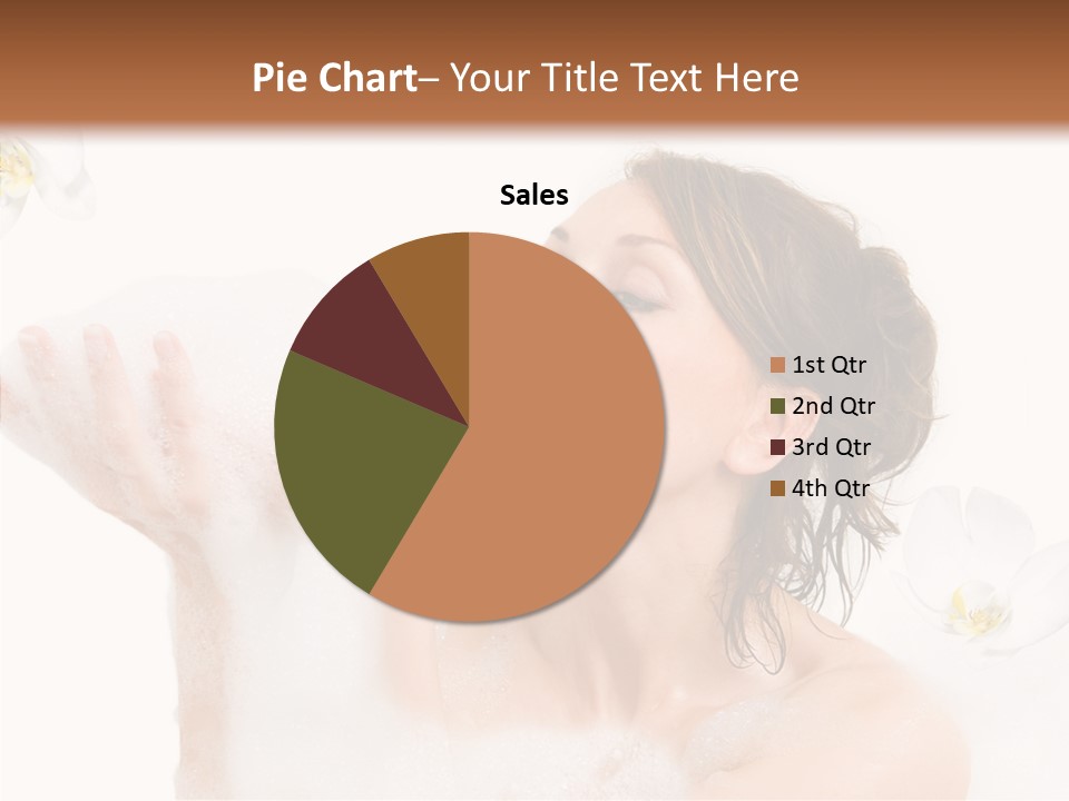 Water Exotic Foam PowerPoint Template