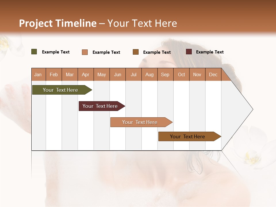 Water Exotic Foam PowerPoint Template
