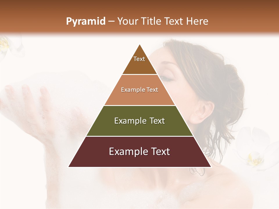 Water Exotic Foam PowerPoint Template