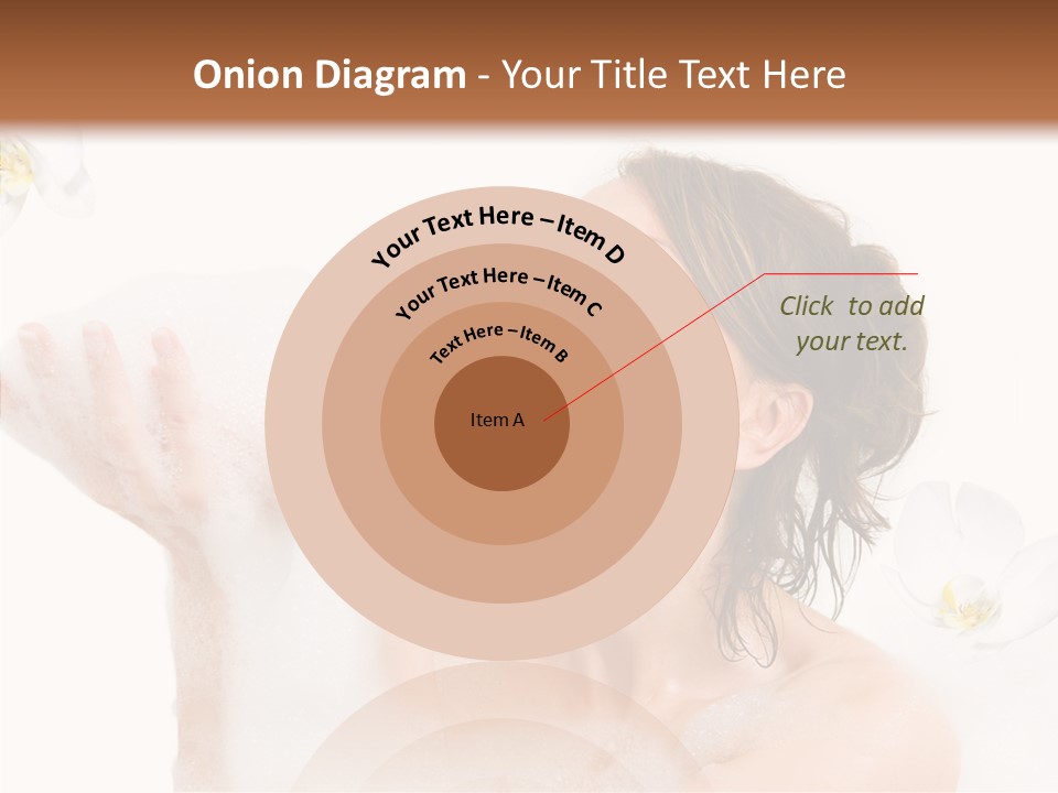 Water Exotic Foam PowerPoint Template