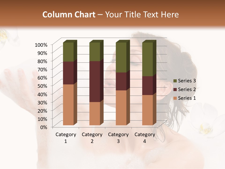 Water Exotic Foam PowerPoint Template