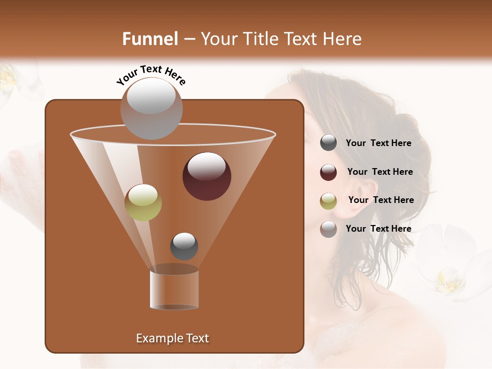 Water Exotic Foam PowerPoint Template