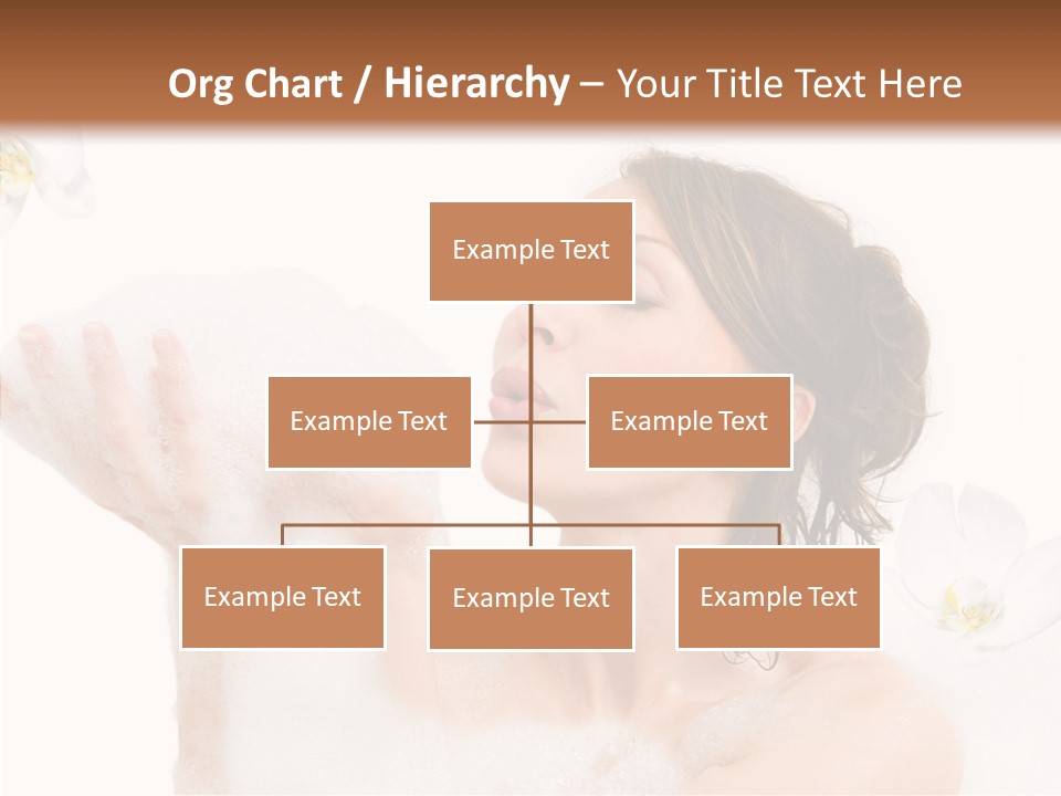 Water Exotic Foam PowerPoint Template