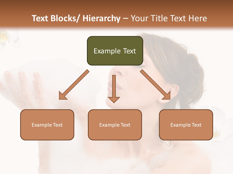 Water Exotic Foam PowerPoint Template