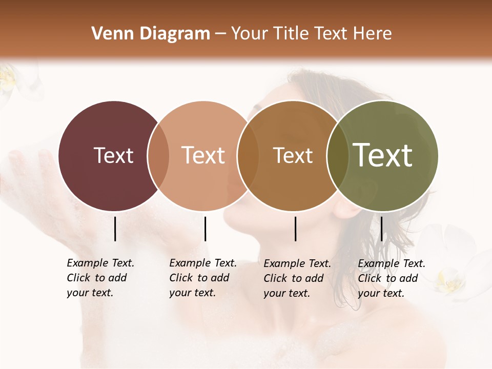 Water Exotic Foam PowerPoint Template