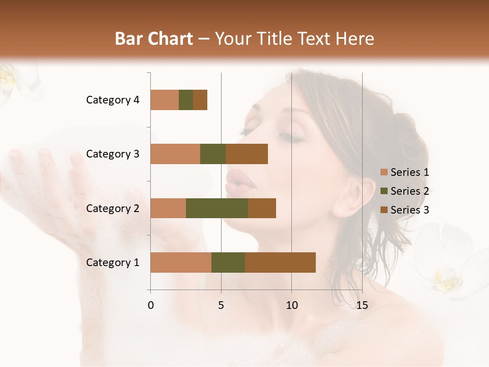 Water Exotic Foam PowerPoint Template