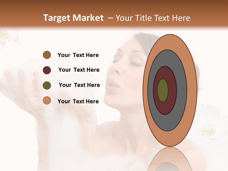 Water Exotic Foam PowerPoint Template