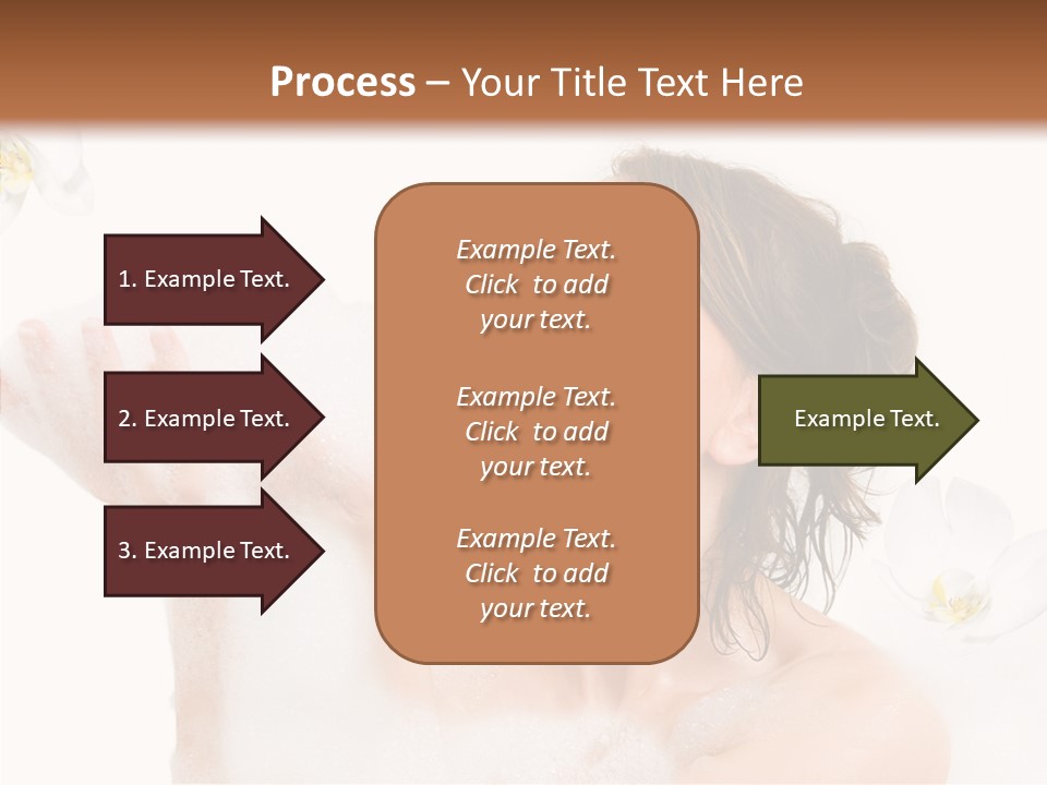 Water Exotic Foam PowerPoint Template