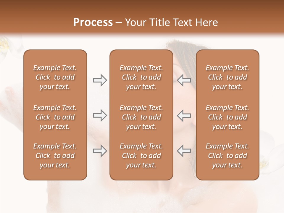 Water Exotic Foam PowerPoint Template