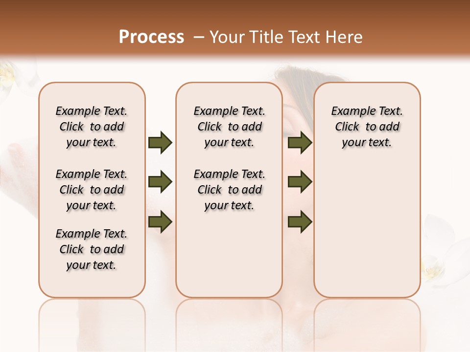 Water Exotic Foam PowerPoint Template