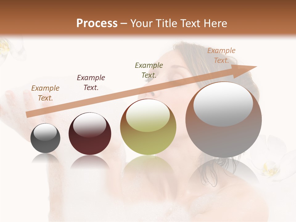 Water Exotic Foam PowerPoint Template