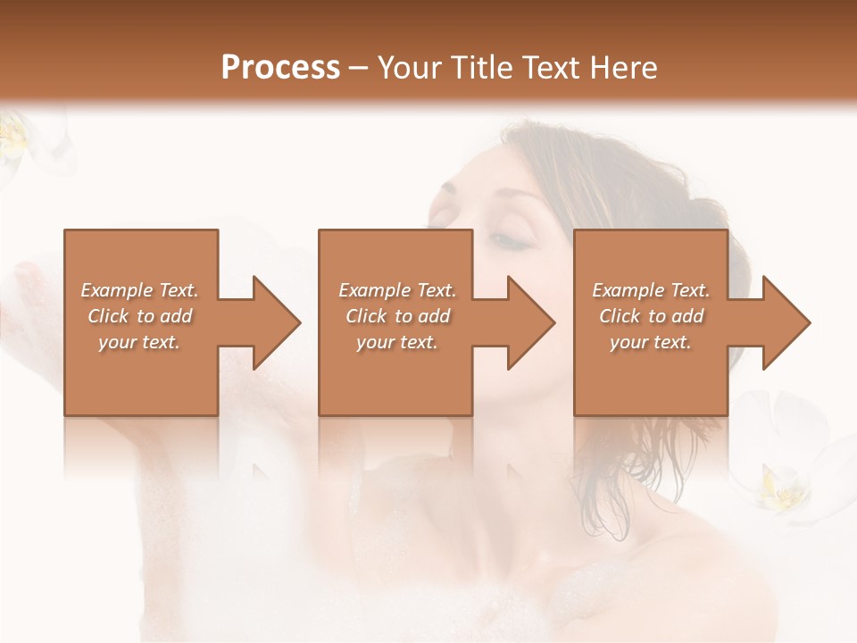 Water Exotic Foam PowerPoint Template