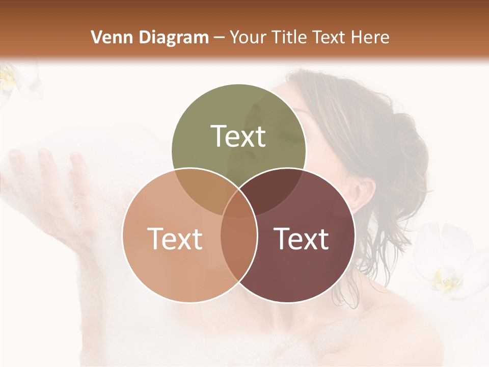 Water Exotic Foam PowerPoint Template