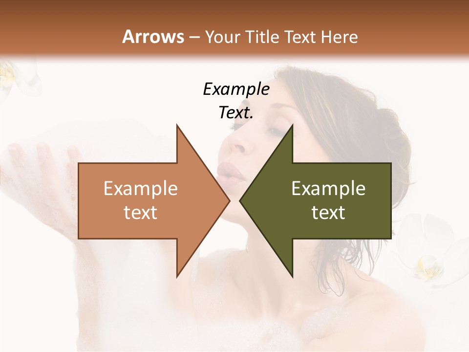 Water Exotic Foam PowerPoint Template