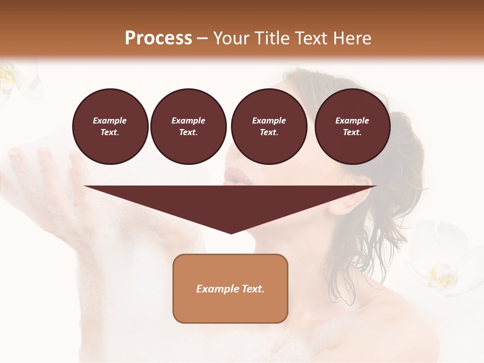 Water Exotic Foam PowerPoint Template